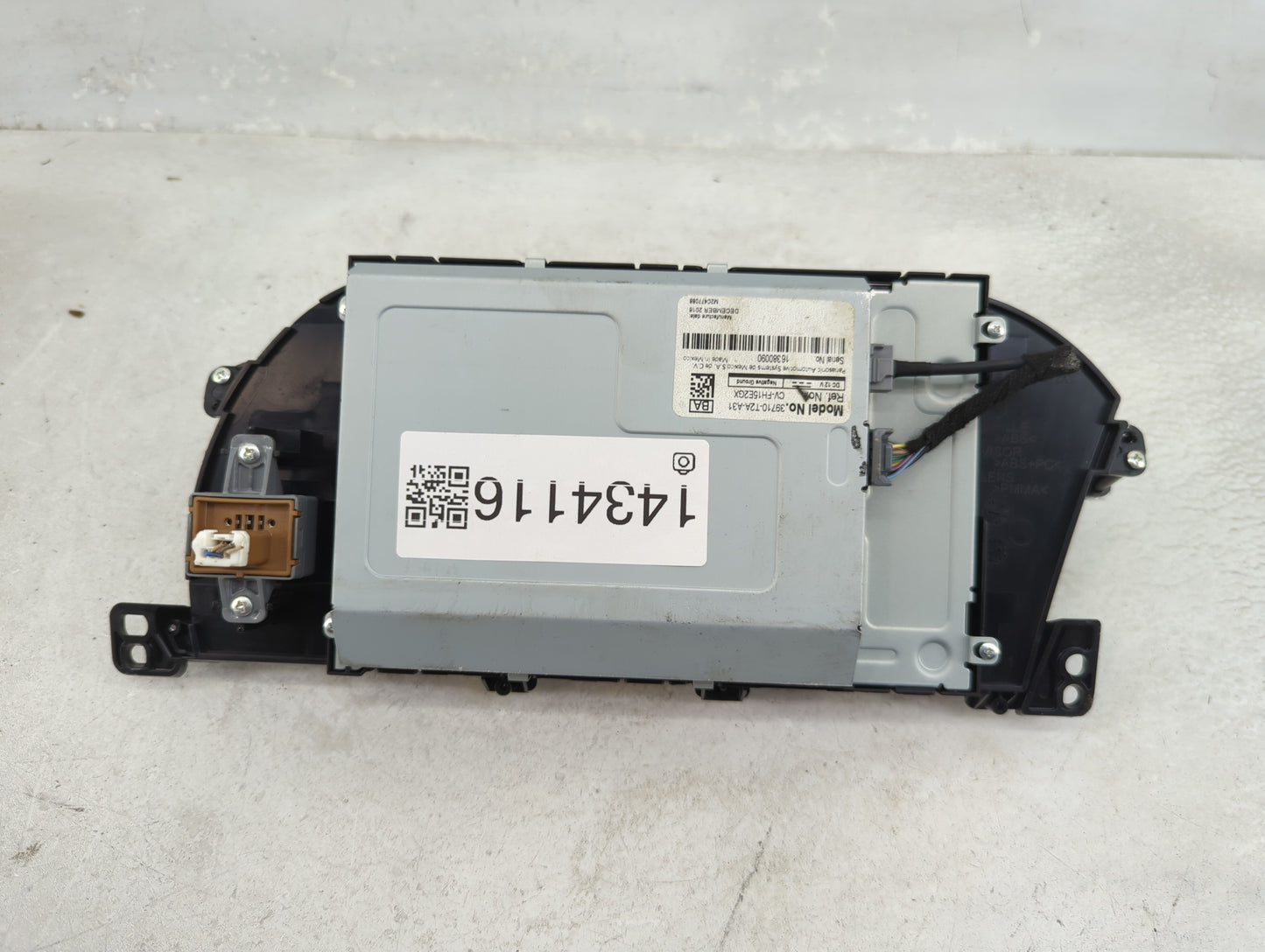 2016-2017 Honda Accord Information Display Screen - Oemusedautoparts1.com