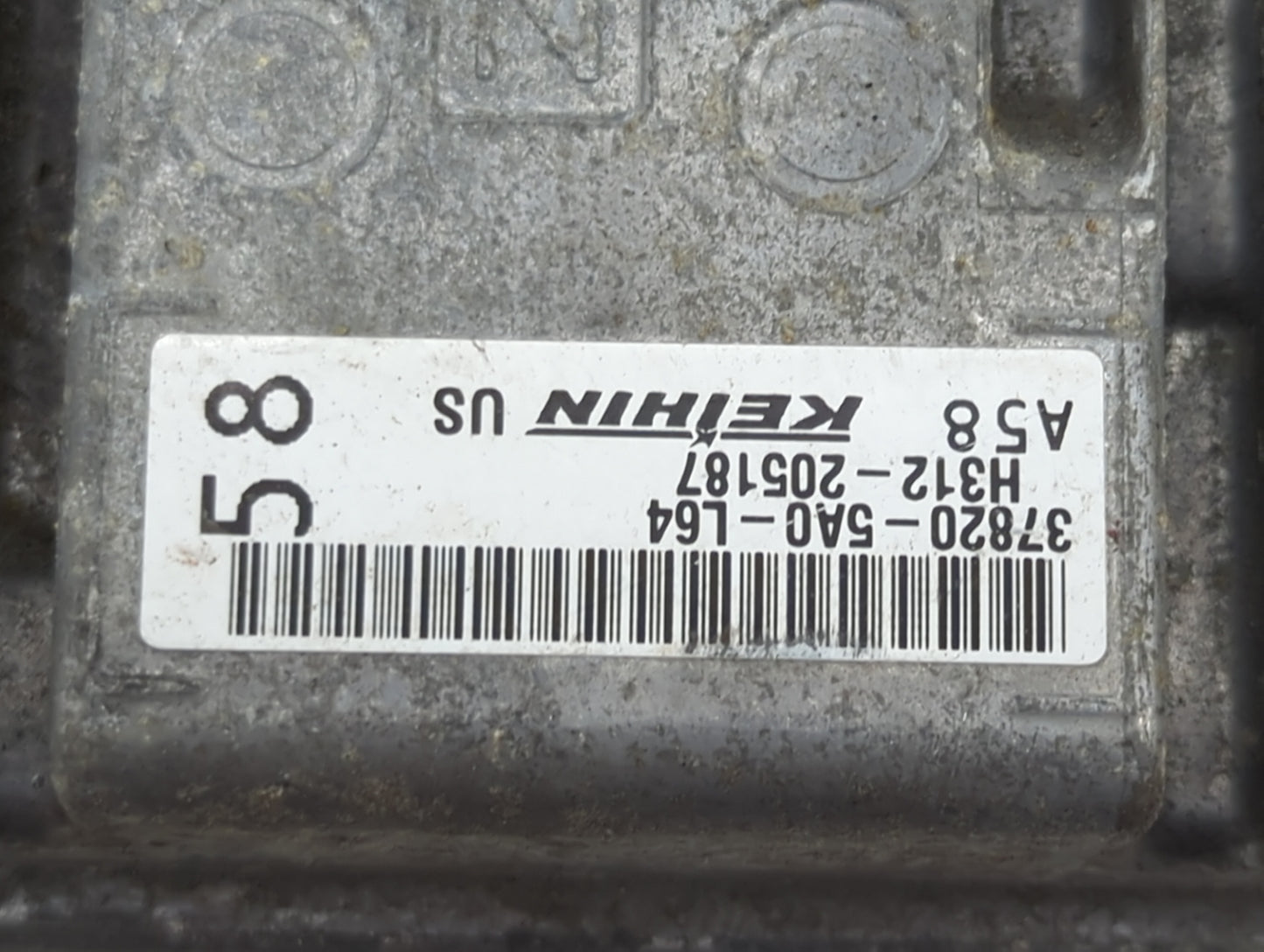 2016-2017 Honda Accord PCM Engine Control Computer ECU ECM PCU OEM P/N:37820-5A0-L64 H312-205187 Fits Fits 2016 2017 OEM Use