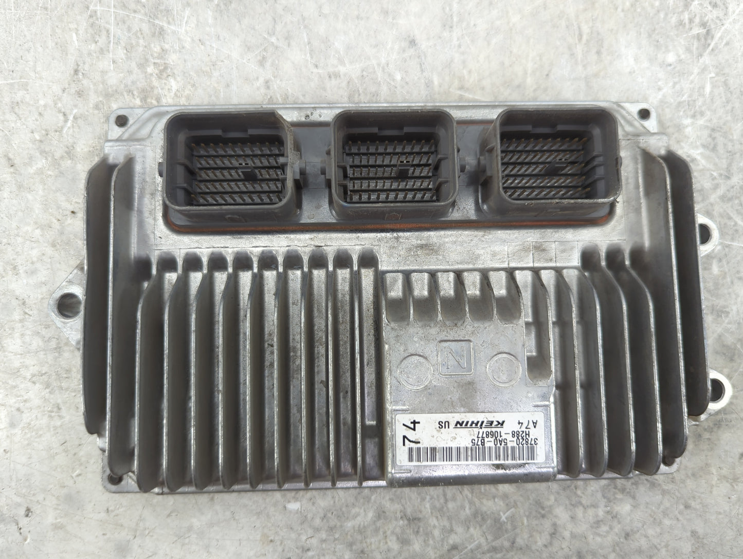 2016-2017 Honda Accord PCM Engine Control Computer ECU ECM PCU OEM P/N:37820-5A0-B75 H288-106877 Fits Fits 2016 2017 OEM Use