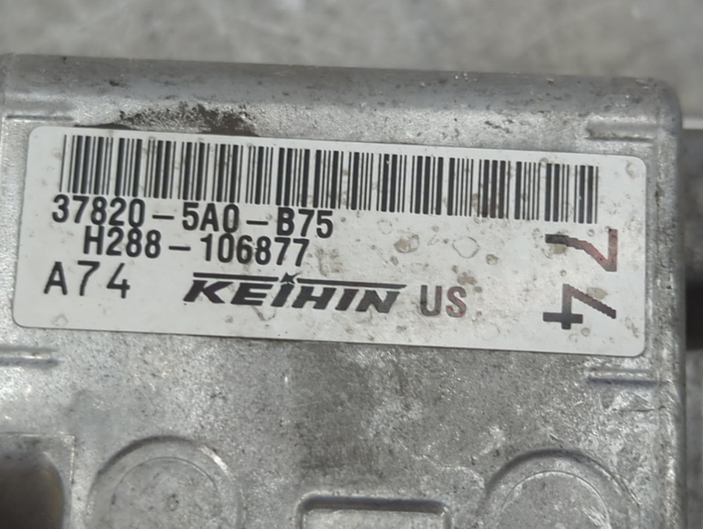 2016-2017 Honda Accord PCM Engine Control Computer ECU ECM PCU OEM P/N:37820-5A0-B75 H288-106877 Fits Fits 2016 2017 OEM Use