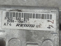 2016-2017 Honda Accord PCM Engine Control Computer ECU ECM PCU OEM P/N:37820-5A0-B75 H288-106877 Fits Fits 2016 2017 OEM Use
