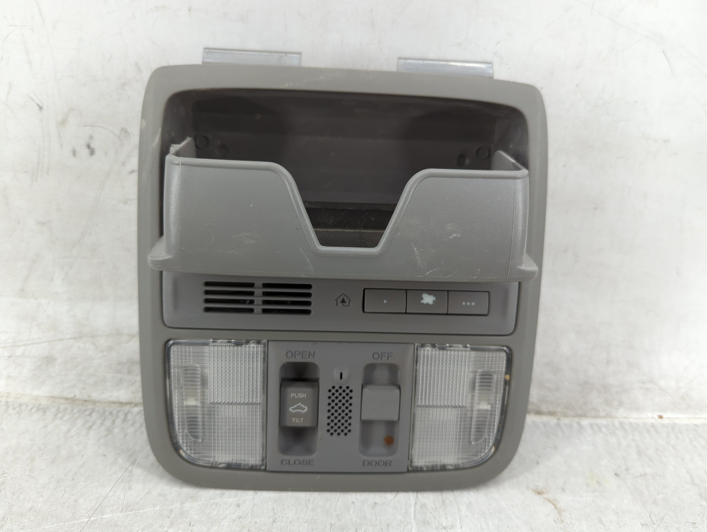 2017 Honda Accord Overhead Console W/rear Climate Control Gray - Oemusedautoparts1.com