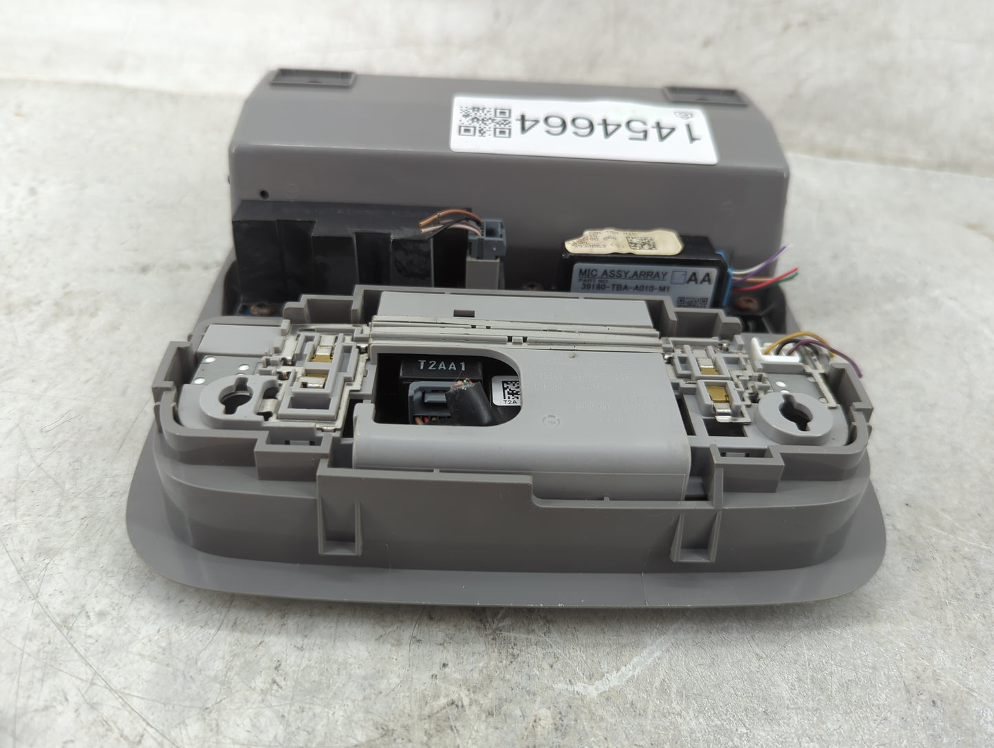 2017 Honda Accord Overhead Console W/rear Climate Control Gray - Oemusedautoparts1.com
