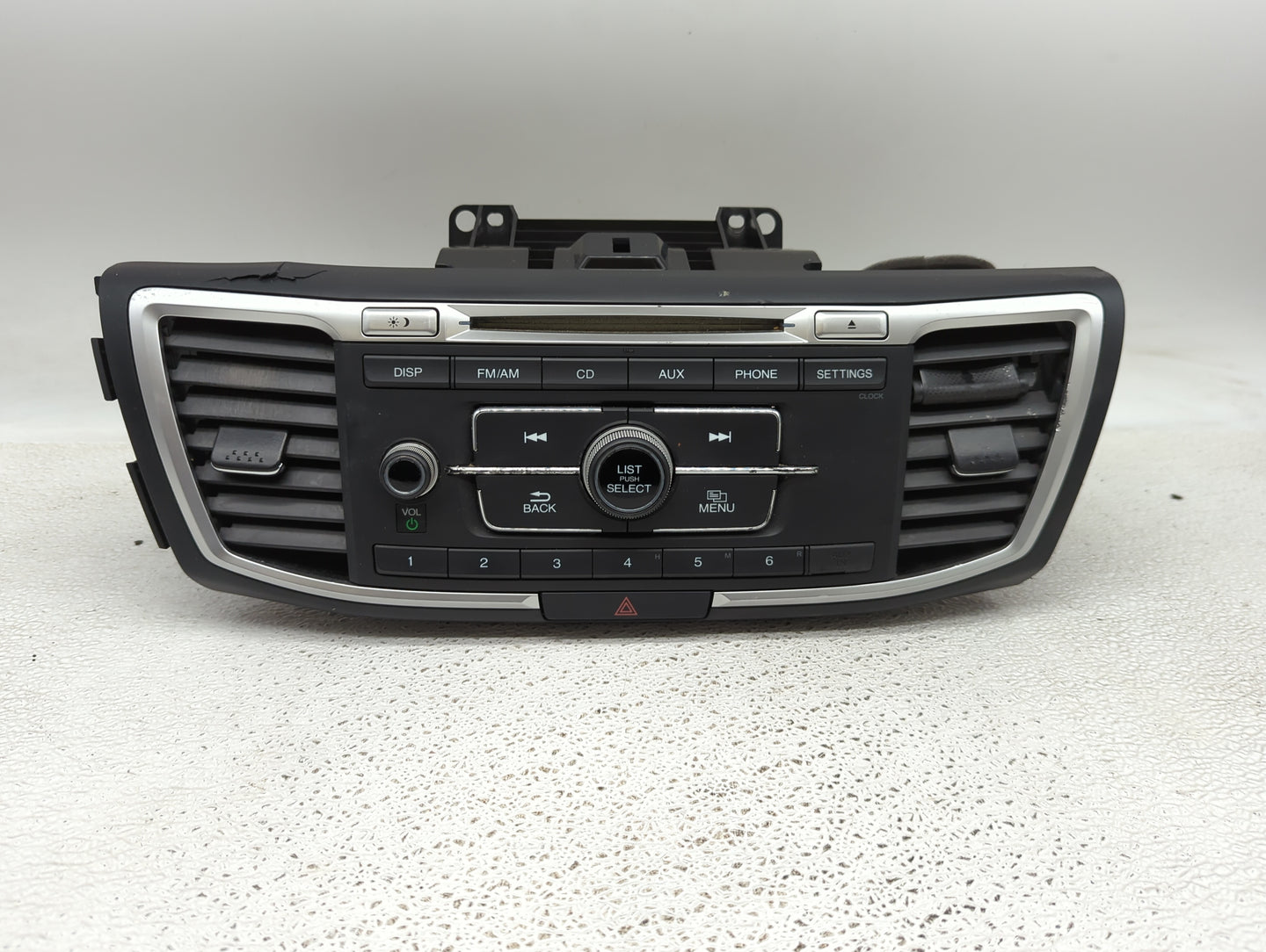 2016-2017 Honda Accord Radio AM FM Cd Player Receiver Replacement P/N:39100-T2F-A001 Fits Fits 2016 2017 OEM Used Auto Parts