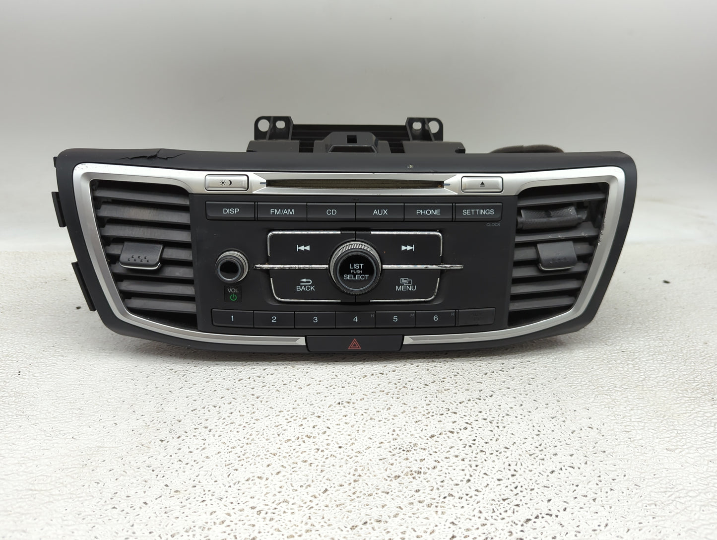 2016-2017 Honda Accord Radio AM FM Cd Player Receiver Replacement P/N:39100-T2F-A001 Fits Fits 2016 2017 OEM Used Auto Parts