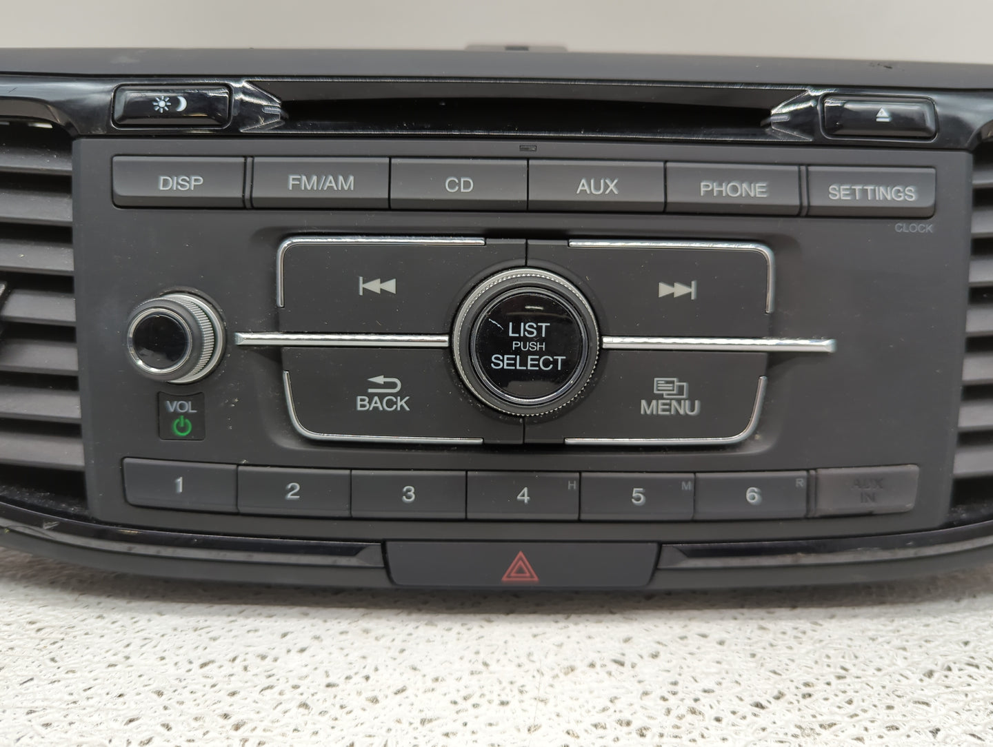 2017 Honda Accord Radio AM FM Cd Player Receiver Replacement P/N:39100-T2F-A200 Fits OEM Used Auto Parts - Oemusedautoparts1