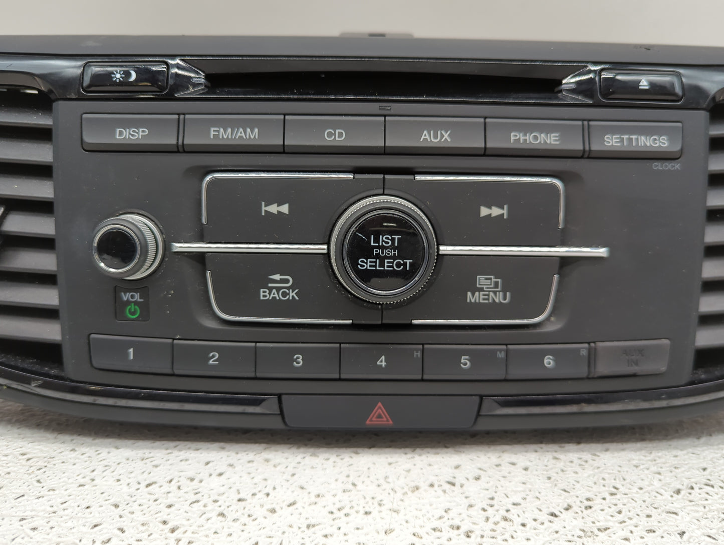 2017 Honda Accord Radio AM FM Cd Player Receiver Replacement P/N:39100-T2F-A200 Fits OEM Used Auto Parts - Oemusedautoparts1