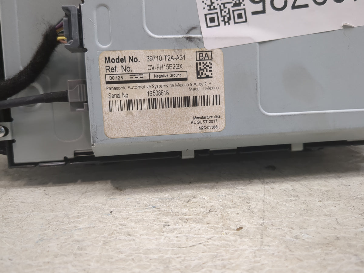 2016-2017 Honda Accord Information Radio Display Screen 1468725 - Oemusedautoparts1.com
