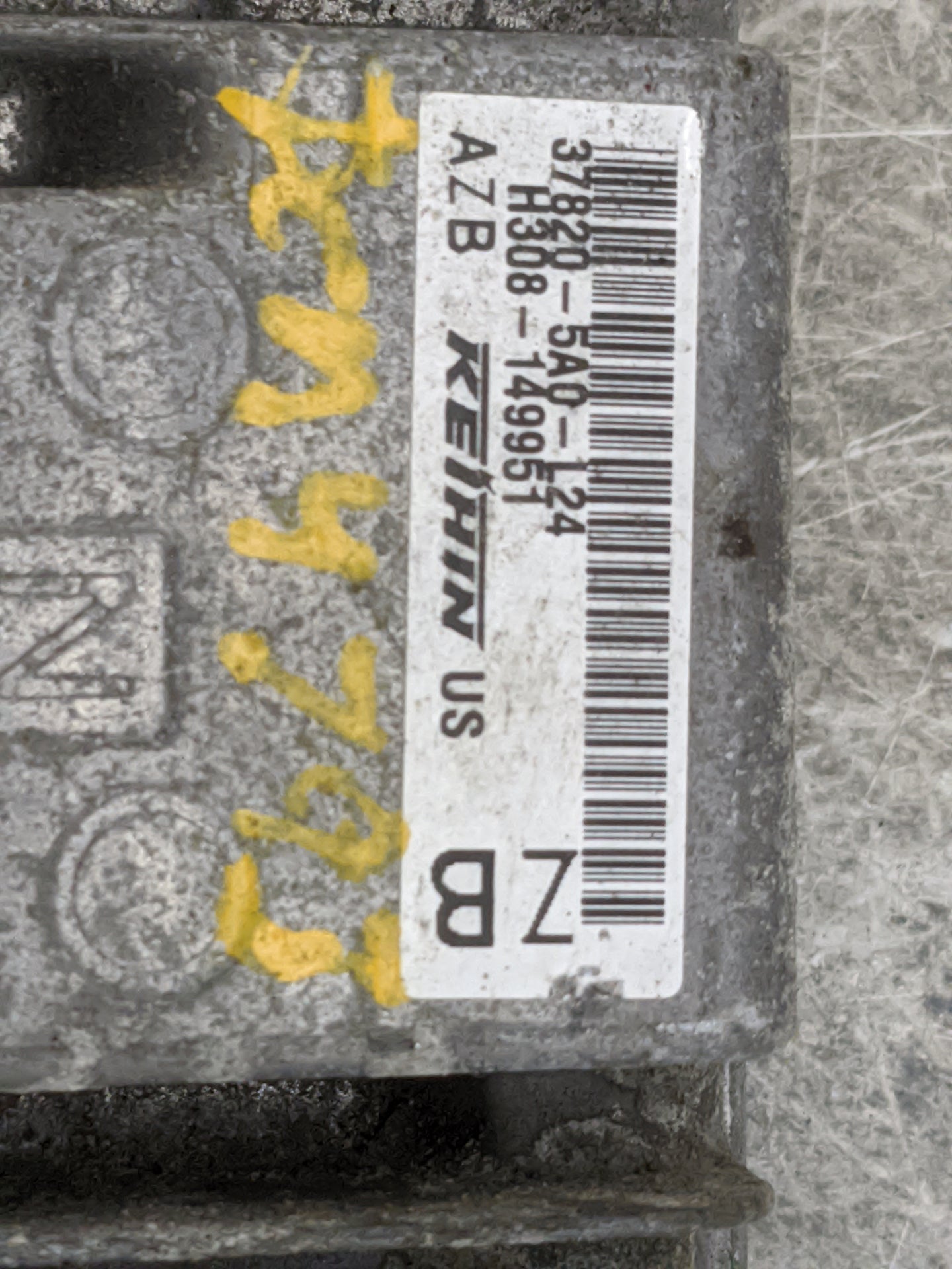 2016-2017 Honda Accord PCM Engine Control Computer ECU ECM PCU OEM P/N:37820-5A0-L24 H308-149951 Fits Fits 2016 2017 OEM Use