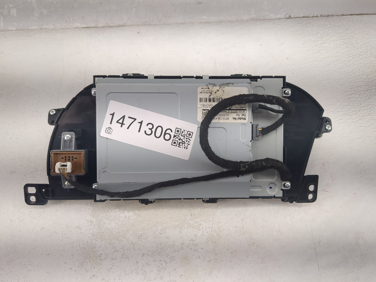 2016-2017 Honda Accord Information Radio Display Screen 1471306 - Oemusedautoparts1.com