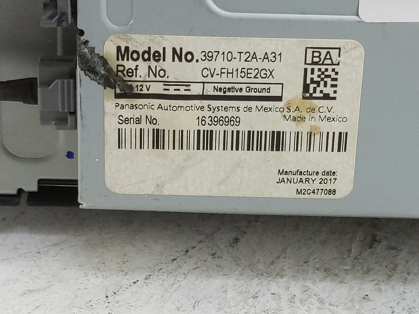 2016-2017 Honda Accord Information Display Screen 1477515 - Oemusedautoparts1.com
