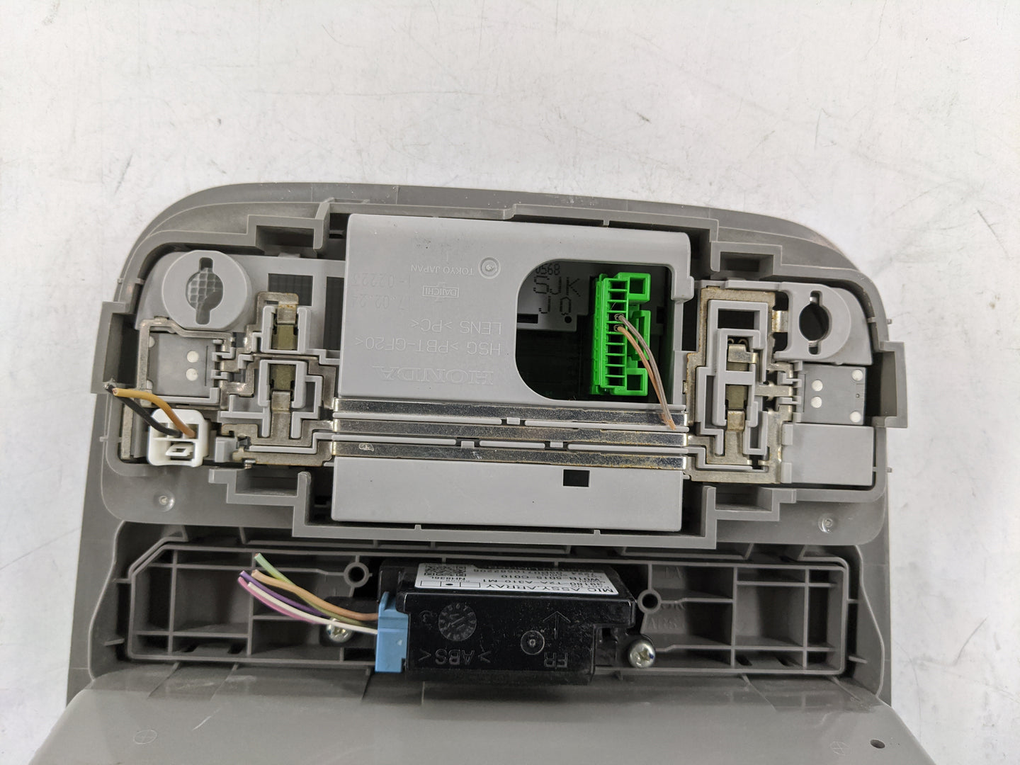 2017 Honda Accord Overhead Roof Console Tan - Oemusedautoparts1.com