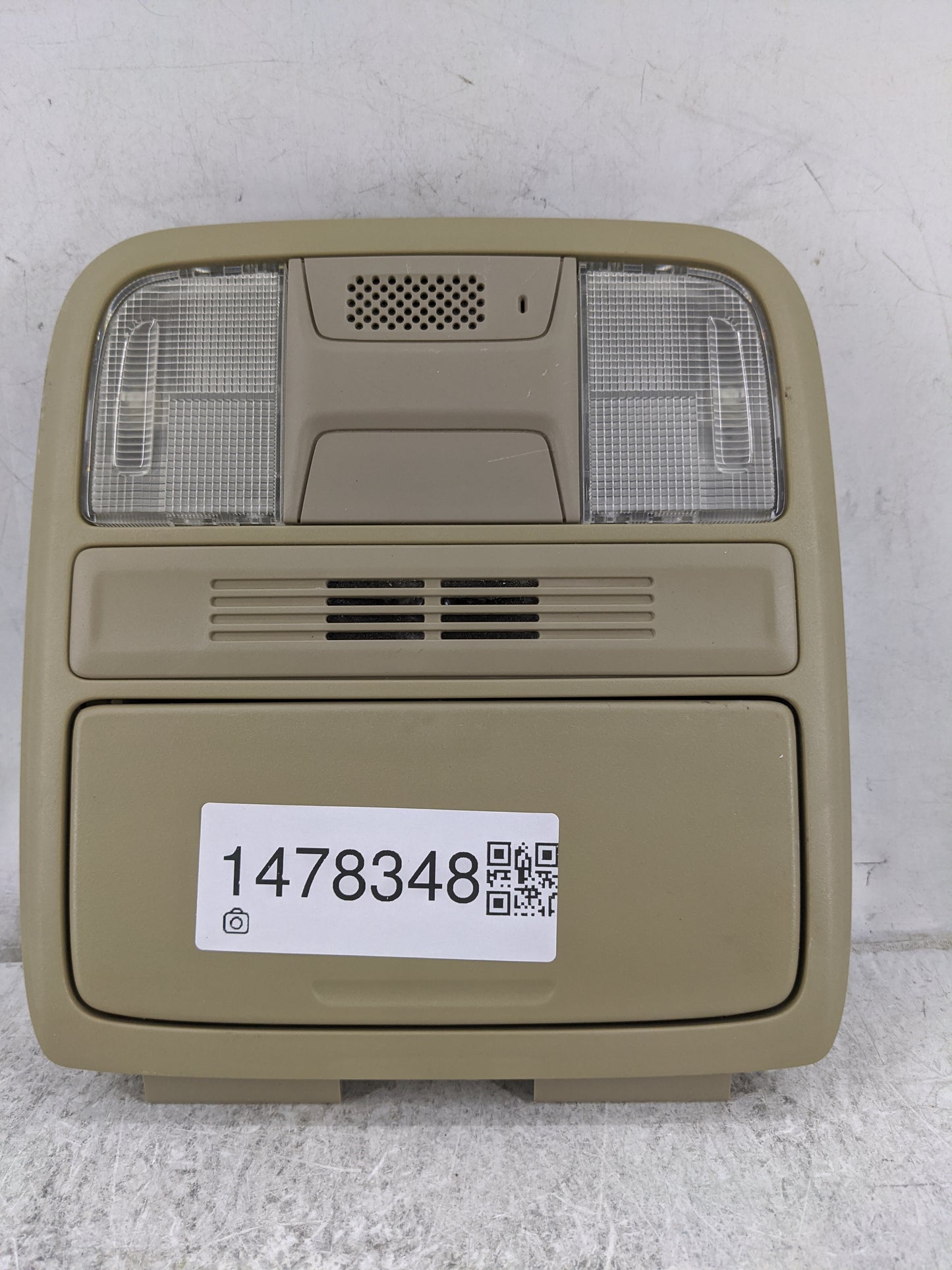2017 Honda Accord Overhead Roof Console Tan 1478348 - Oemusedautoparts1.com