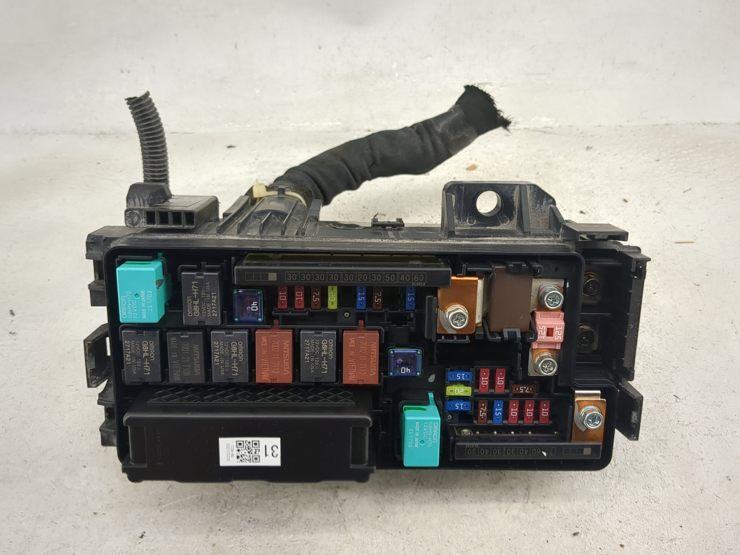 2013-2017 Honda Accord Fusebox Fuse Box Panel Relay Module P/N:TZA-A0 7021T3319, 00704039793 Fits Fits 2013 2014 2015 2016 2