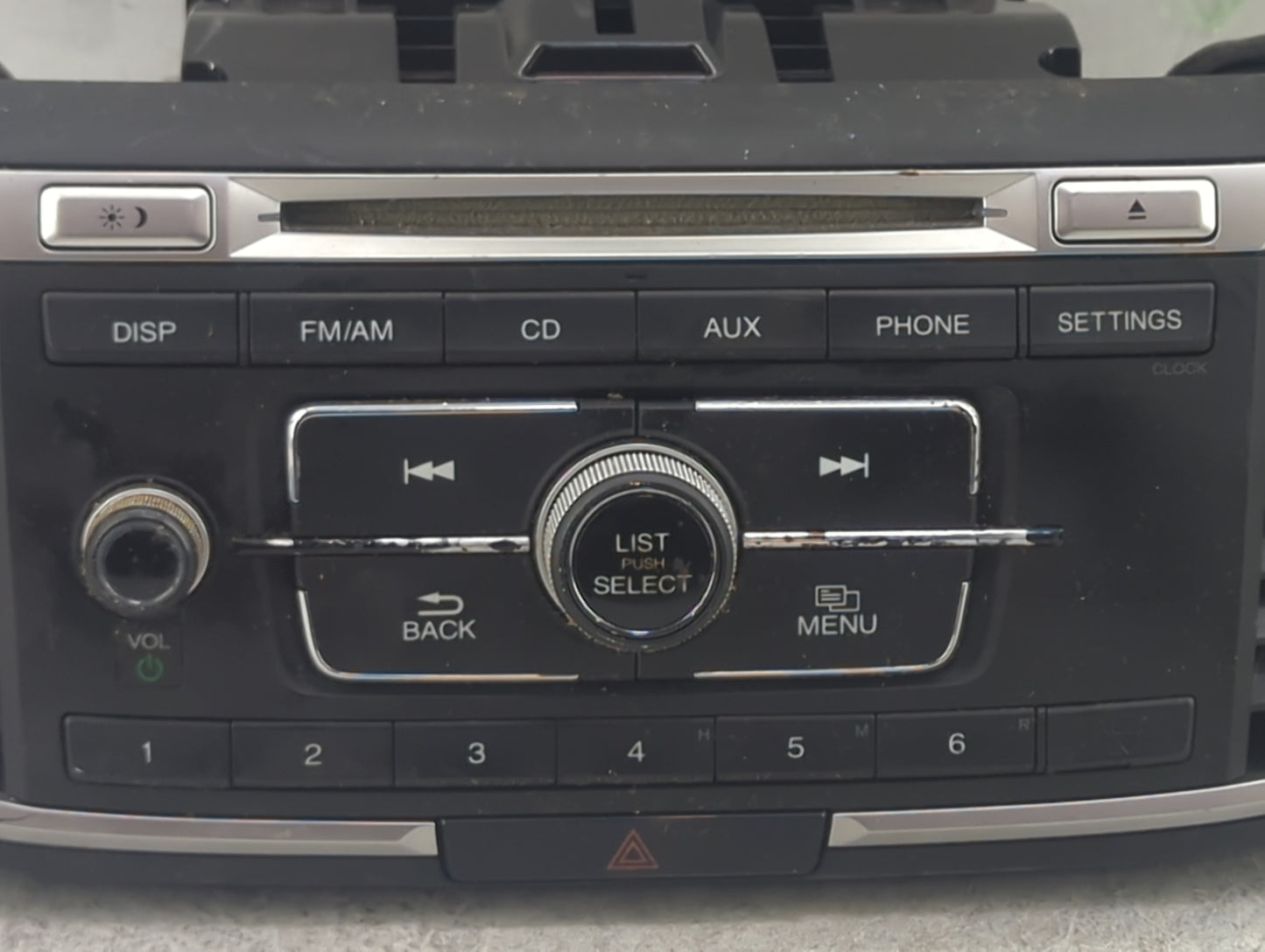 2016-2017 Honda Accord Radio AM FM Cd Player Receiver Replacement P/N:39100-T2F-A001 AJDK070 Fits Fits 2016 2017 OEM Used Au
