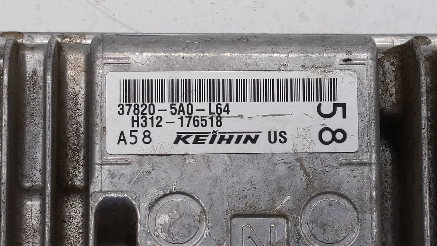 2016-2017 Honda Accord PCM Engine Control Computer ECU ECM PCU OEM P/N:37820-5A0-L64 37820-5A0-B63 Fits Fits 2016 2017 OEM U