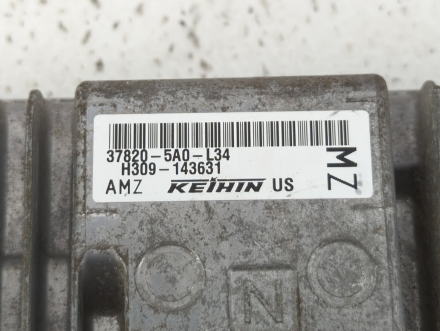 2016-2017 Honda Accord PCM Engine Control Computer ECU ECM PCU OEM P/N:37820-5A0-B25 37820-5A0-L34 Fits Fits 2016 2017 OEM U