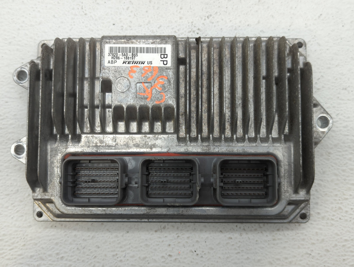 2016-2017 Honda Accord PCM Engine Control Computer ECU ECM PCU OEM P/N:37820-5A0-B65 37820-5A0-B25, 37820-5A0-L64 Fits 2016 