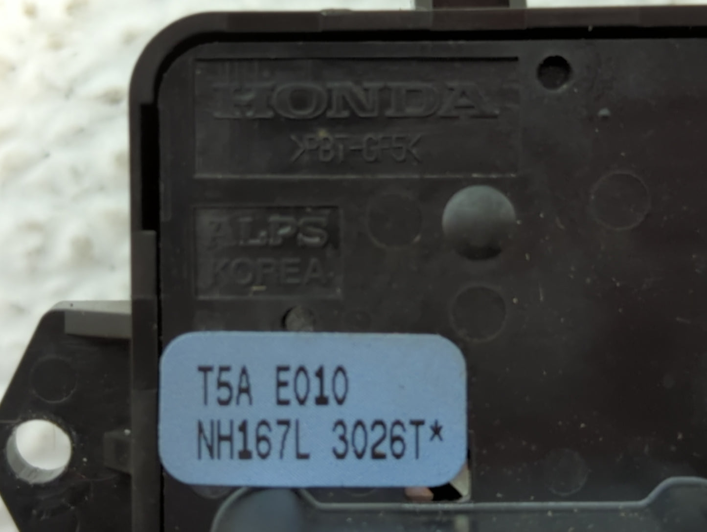 2013-2017 Honda Accord Master Power Window Switch Replacement Driver Side Left P/N:T5A E010 Fits Fits 2013 2014 2015 2016 20