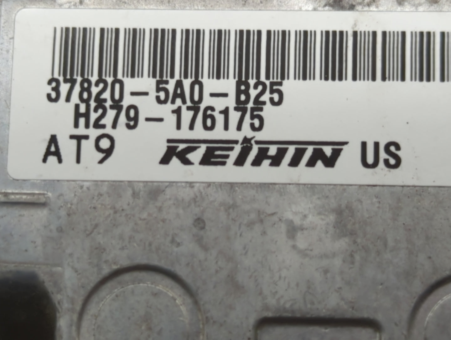 2016-2017 Honda Accord PCM Engine Control Computer ECU ECM PCU OEM P/N:37820-5A0-B25 Fits Fits 2016 2017 OEM Used Auto Parts