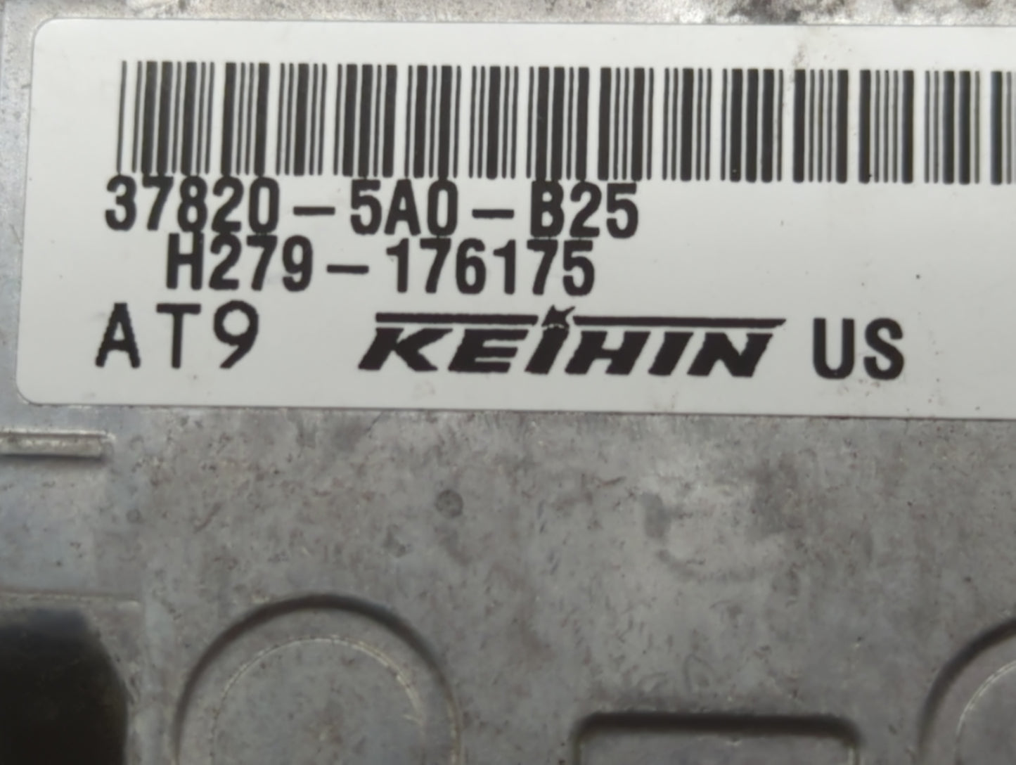 2016-2017 Honda Accord PCM Engine Control Computer ECU ECM PCU OEM P/N:37820-5A0-B25 Fits Fits 2016 2017 OEM Used Auto Parts
