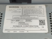 2017-2017 Honda Accord Am Fm Cd Player Radio Receiver - Oemusedautoparts1.com