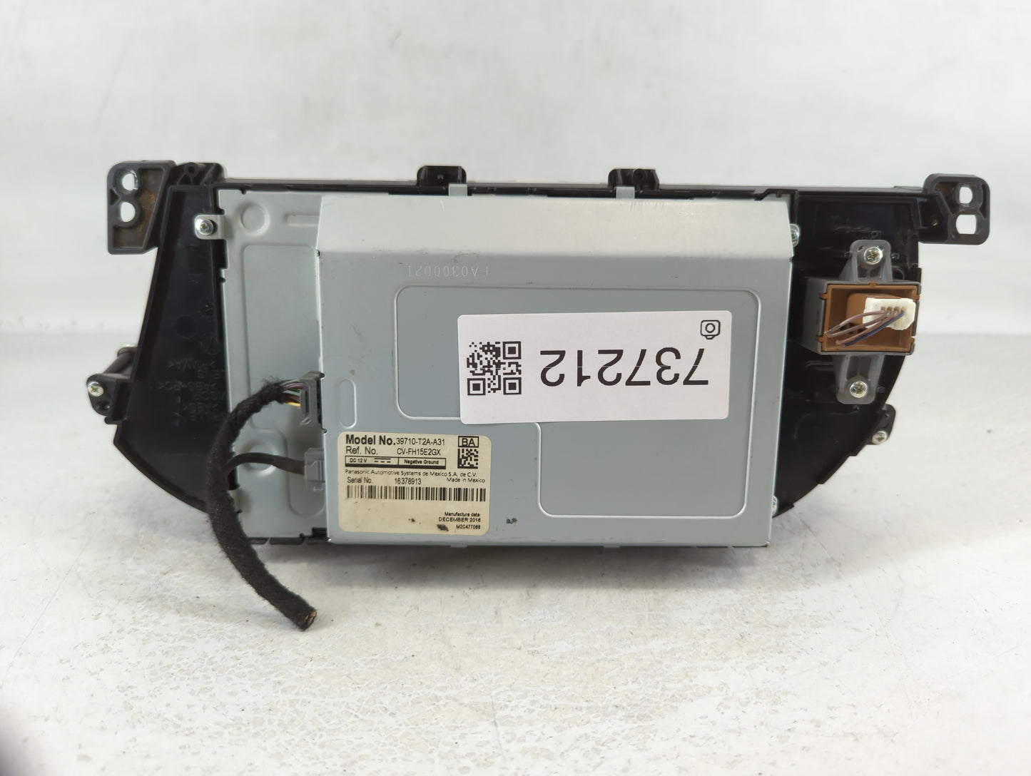 2017 Honda Accord Instrument Cluster Speedometer Gauges P/N:39710-T2A-A31 Fits OEM Used Auto Parts - Oemusedautoparts1.com