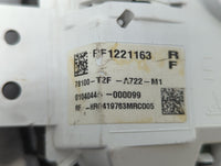 2017 Honda Accord Instrument Cluster Speedometer Gauges P/N:78100-T2F-A722-M1 78100 Fits OEM Used Auto Parts - Oemusedautopa