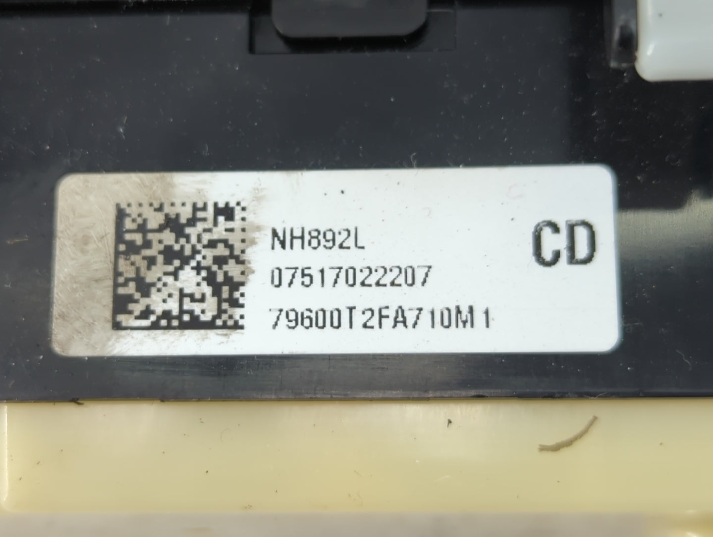 2016-2017 Honda Accord Climate Control Module Temperature AC/Heater Replacement P/N:07517022207 NH892L Fits Fits 2016 2017 O
