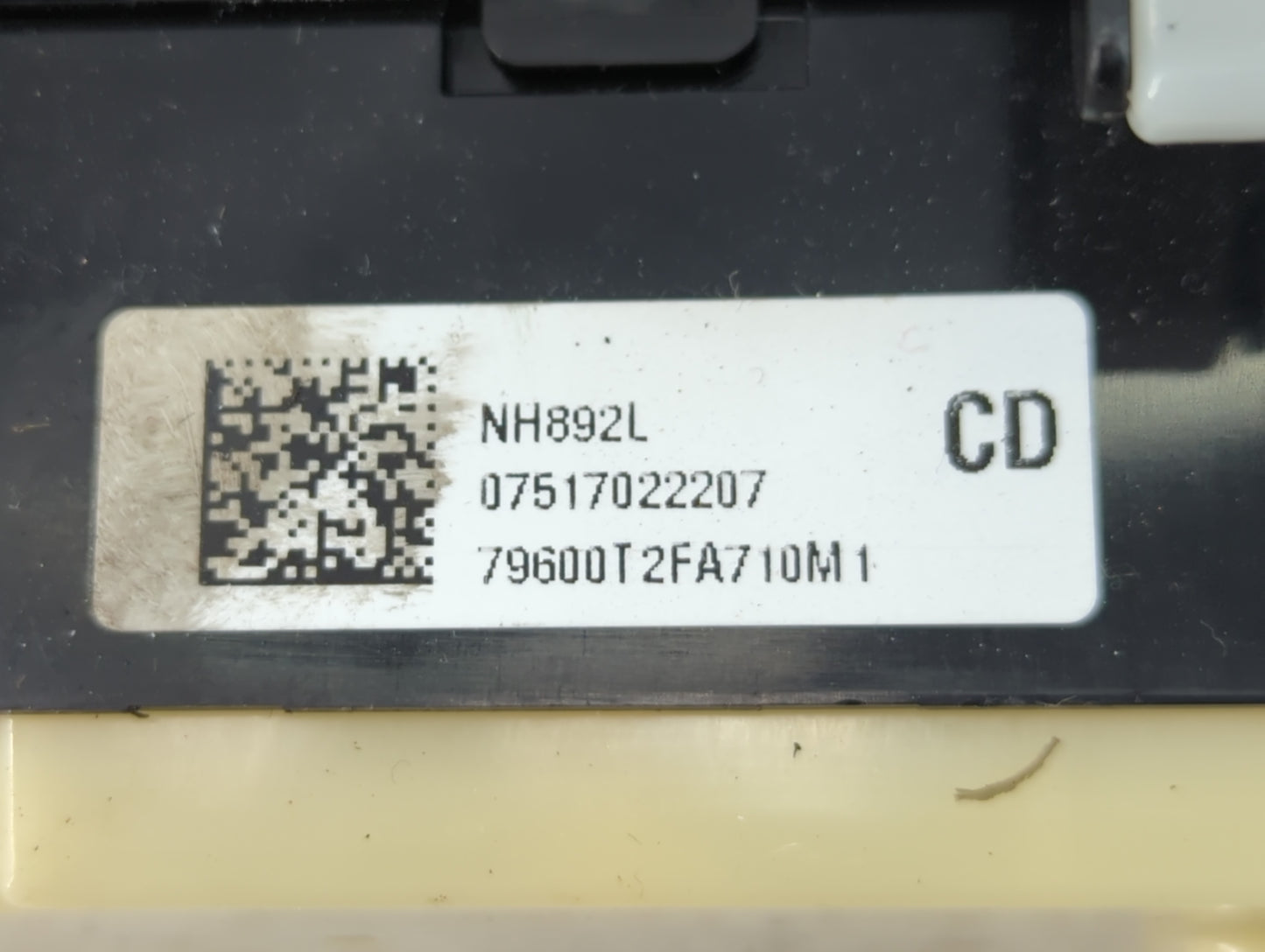2016-2017 Honda Accord Climate Control Module Temperature AC/Heater Replacement P/N:07517022207 NH892L Fits Fits 2016 2017 O