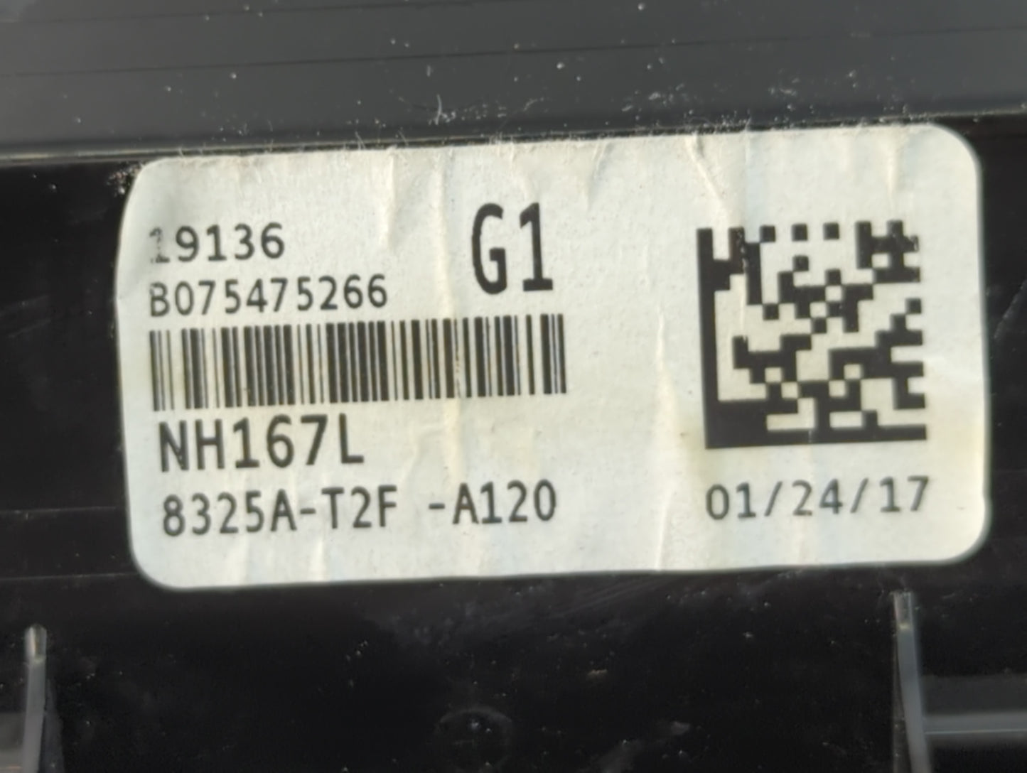 2017 Honda Accord Overhead Roof Console 888937 - Oemusedautoparts1.com