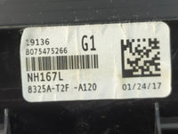 2017 Honda Accord Overhead Roof Console 888937 - Oemusedautoparts1.com