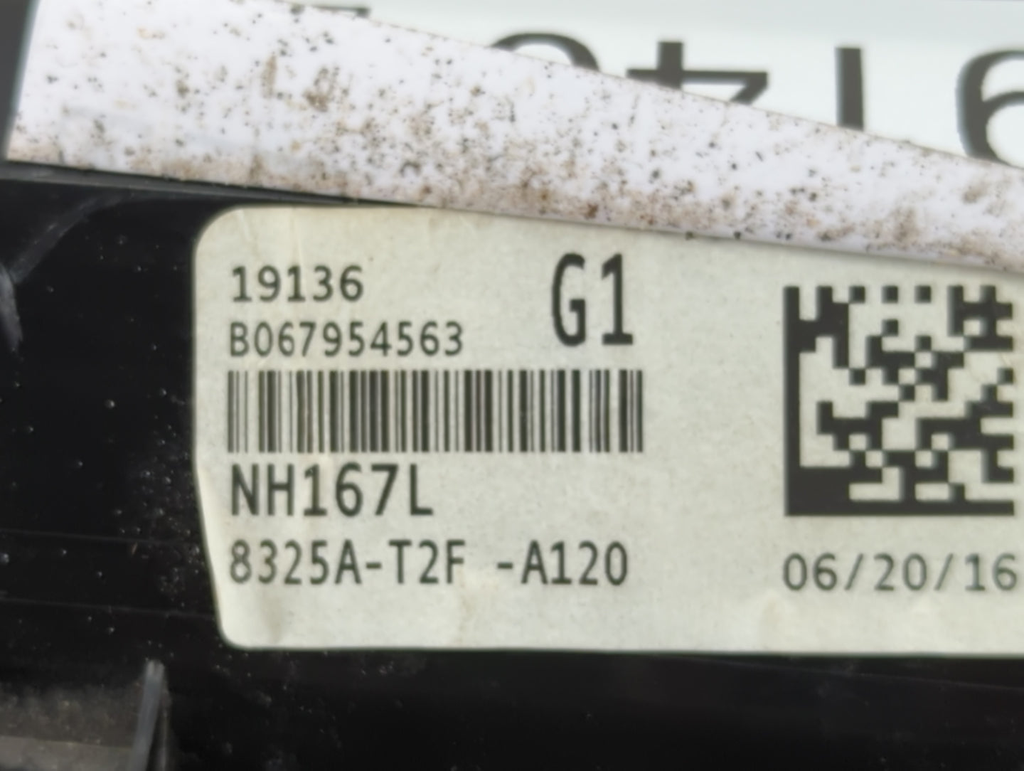 2017 Honda Accord Overhead Roof Console 889140 - Oemusedautoparts1.com