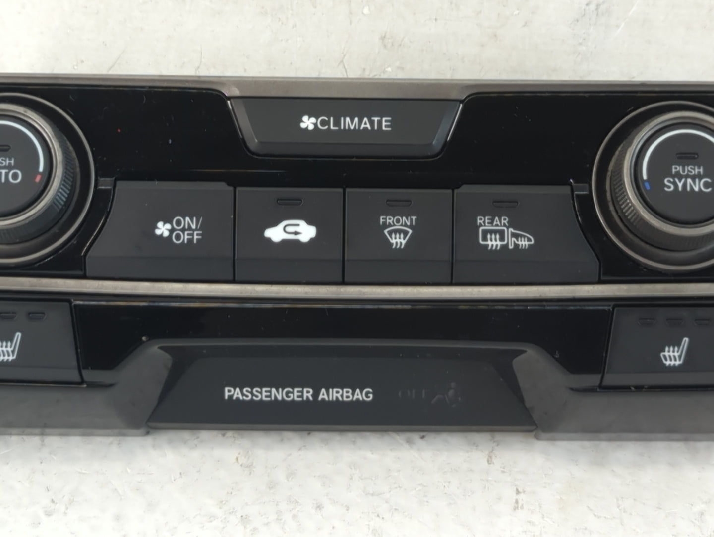 2016-2021 Honda Civic Climate Control Module Temperature AC/Heater Replacement P/N:79600TBAA611M1 Fits OEM Used Auto Parts -