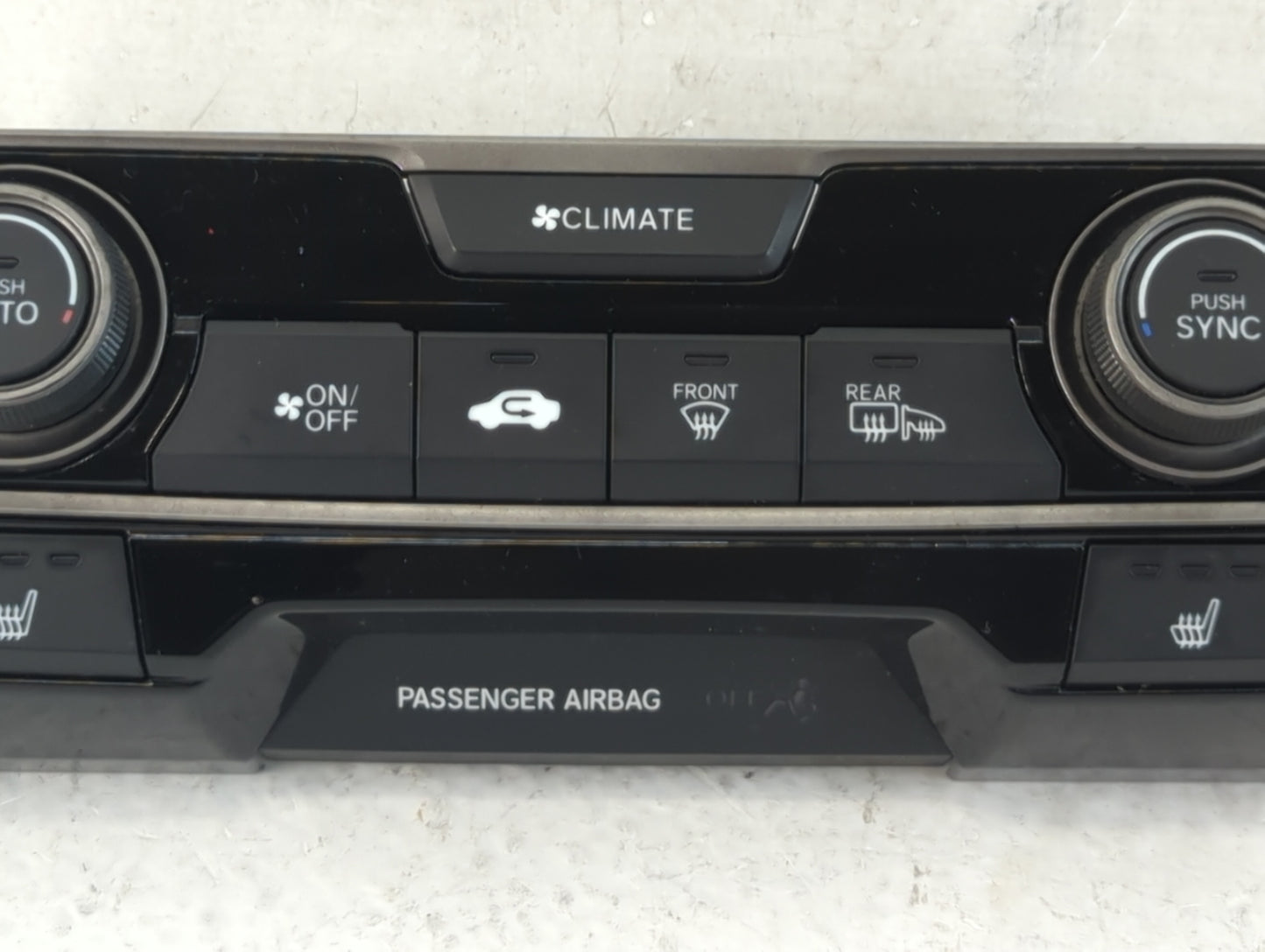 2016-2021 Honda Civic Climate Control Module Temperature AC/Heater Replacement P/N:79600TBAA611M1 Fits OEM Used Auto Parts -