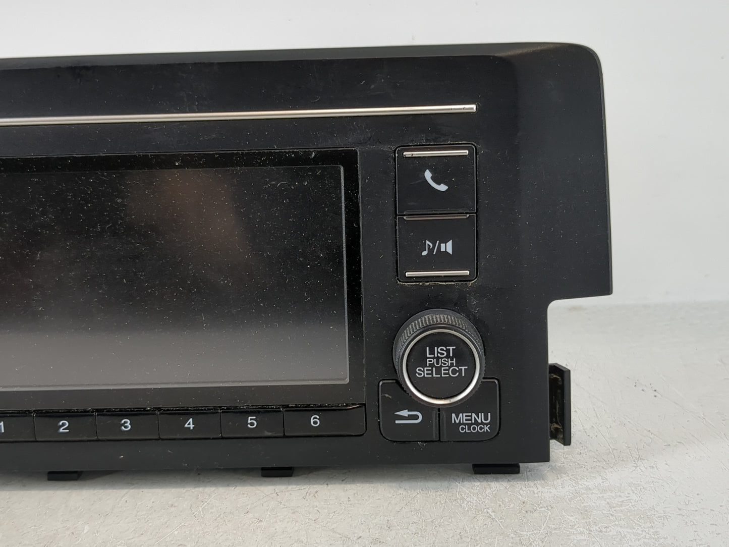 2016-2017 Honda Civic Radio AM FM Cd Player Receiver Replacement P/N:39100-TBA-A11 Fits Fits 2016 2017 OEM Used Auto Parts -