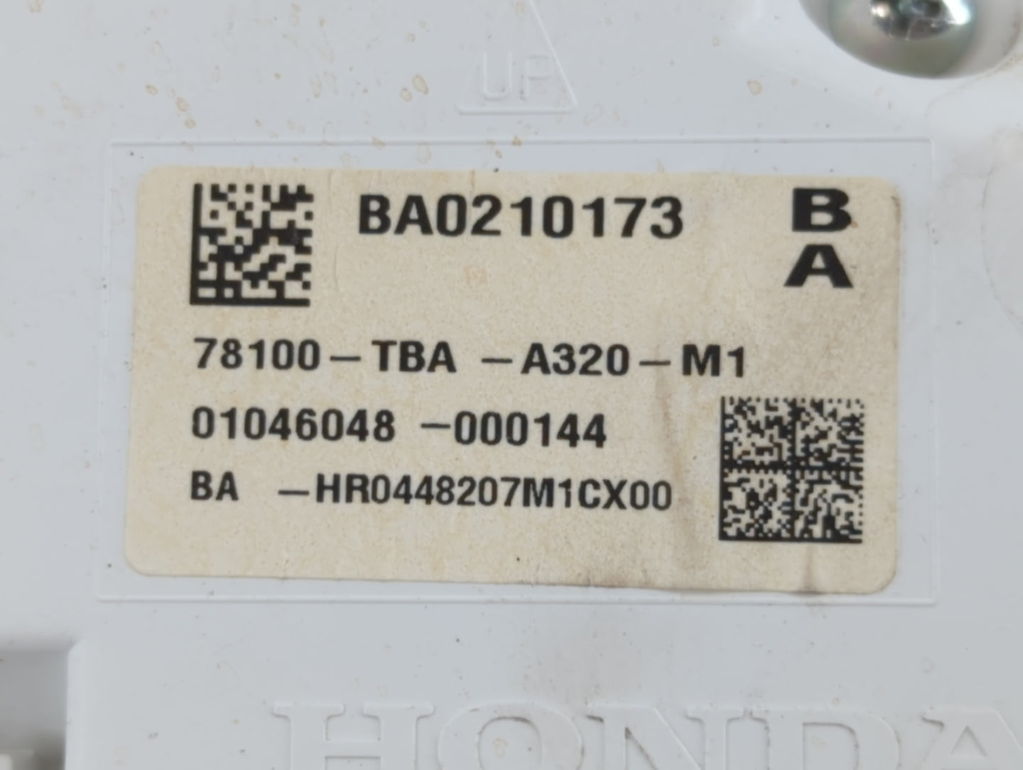 2016-2018 Honda Civic Instrument Cluster Speedometer Gauges P/N:78100-TBA-A320-M1 Fits Fits 2016 2017 2018 OEM Used Auto Par