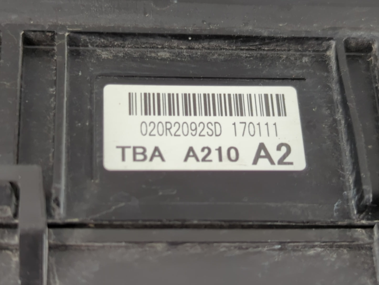 2016-2018 Honda Civic Fusebox Fuse Box Panel Relay Module P/N:TBA A210 A2 Fits Fits 2016 2017 2018 OEM Used Auto Parts - Oem