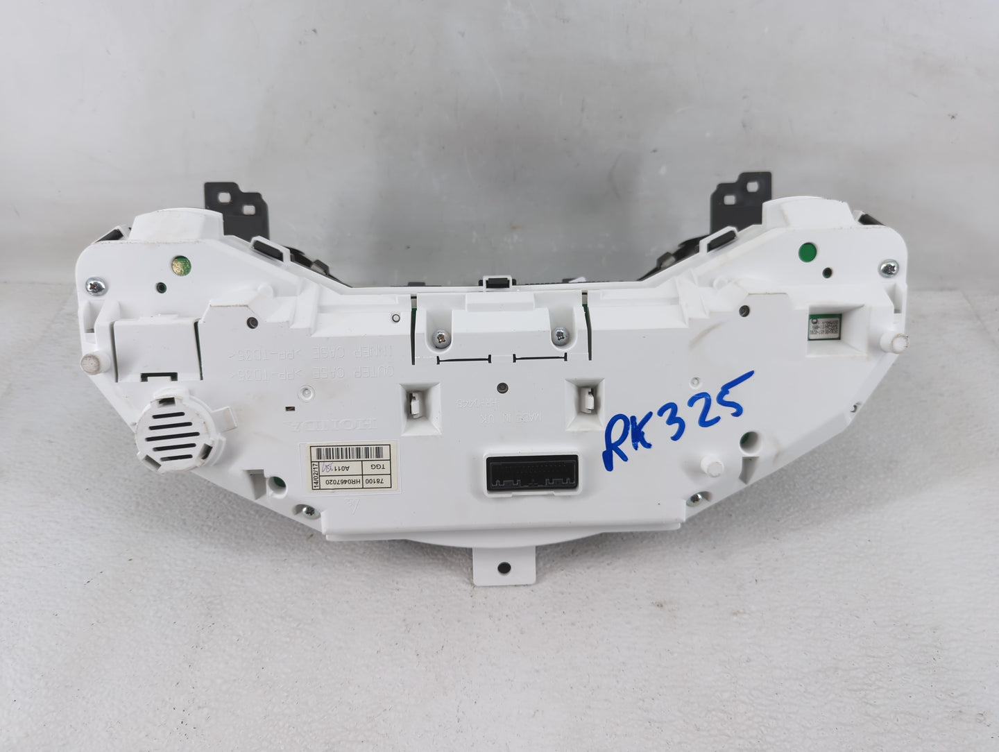 2017-2018 Honda Civic Instrument Cluster Speedometer Gauges P/N:HR0467020 Fits Fits 2017 2018 OEM Used Auto Parts - Oemuseda