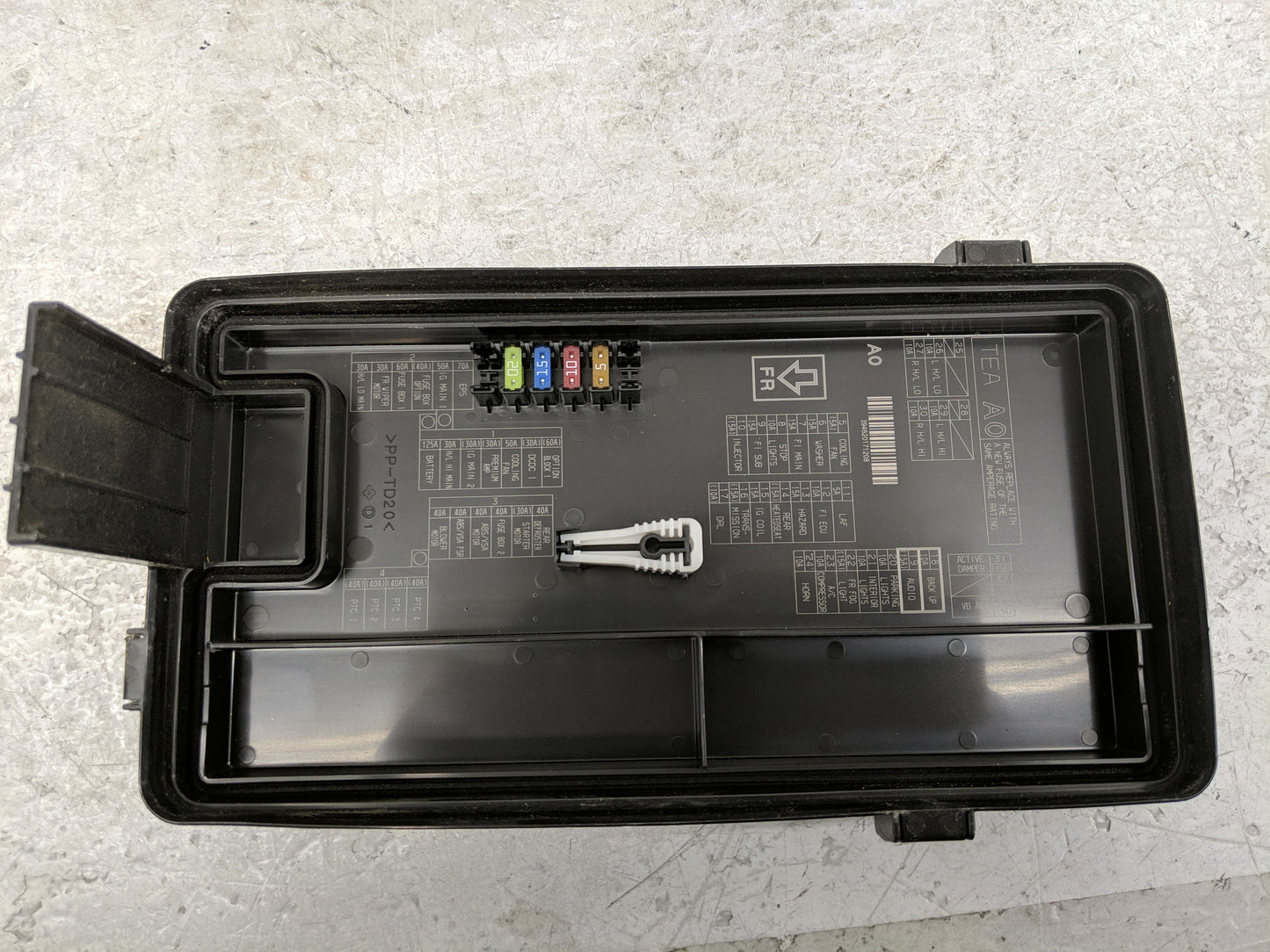 2017-2018 Honda Civic Fusebox Fuse Box Panel Relay Module P/N:020R204APP TBA A210 A2 Fits Fits 2017 2018 OEM Used Auto Parts
