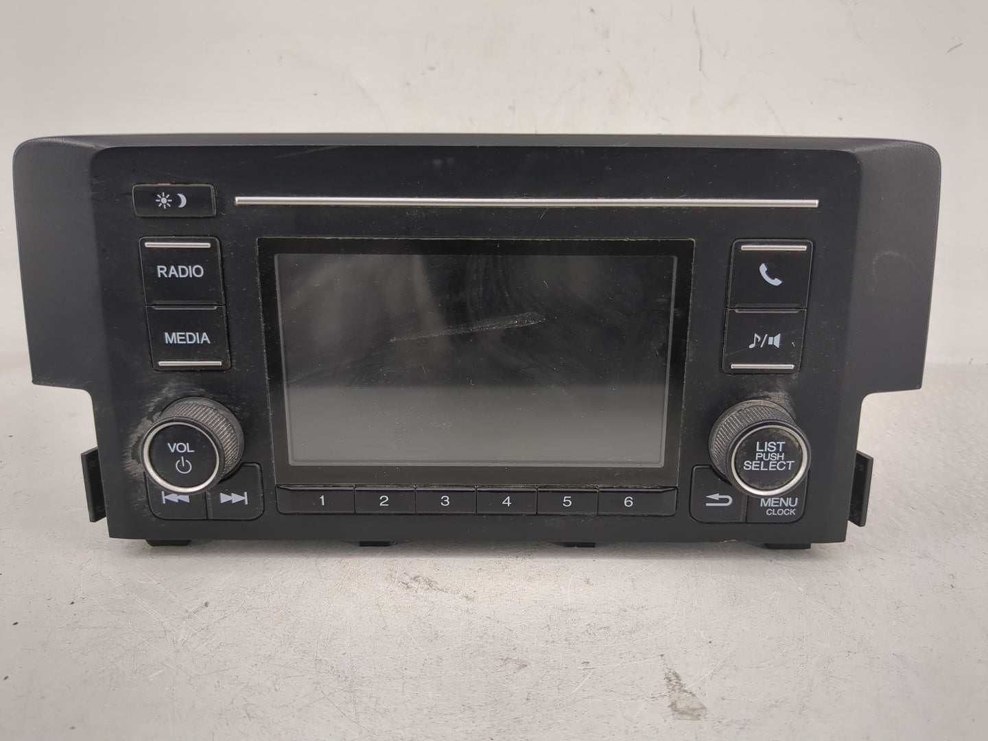2016-2017 Honda Civic Radio AM FM Cd Player Receiver Replacement Fits Fits 2016 2017 OEM Used Auto Parts - Oemusedautoparts1