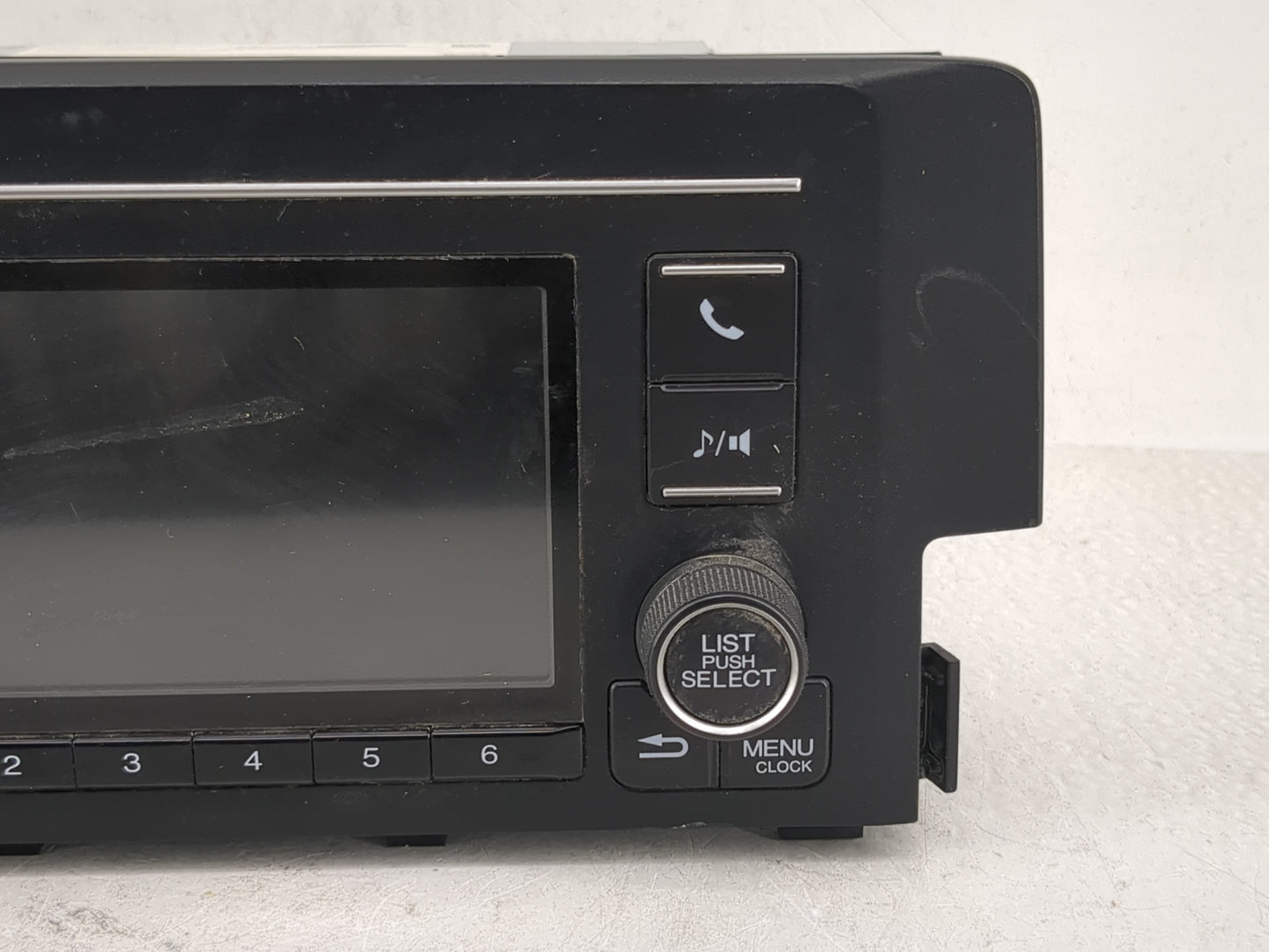 2016-2017 Honda Civic Radio AM FM Cd Player Receiver Replacement Fits Fits 2016 2017 OEM Used Auto Parts - Oemusedautoparts1