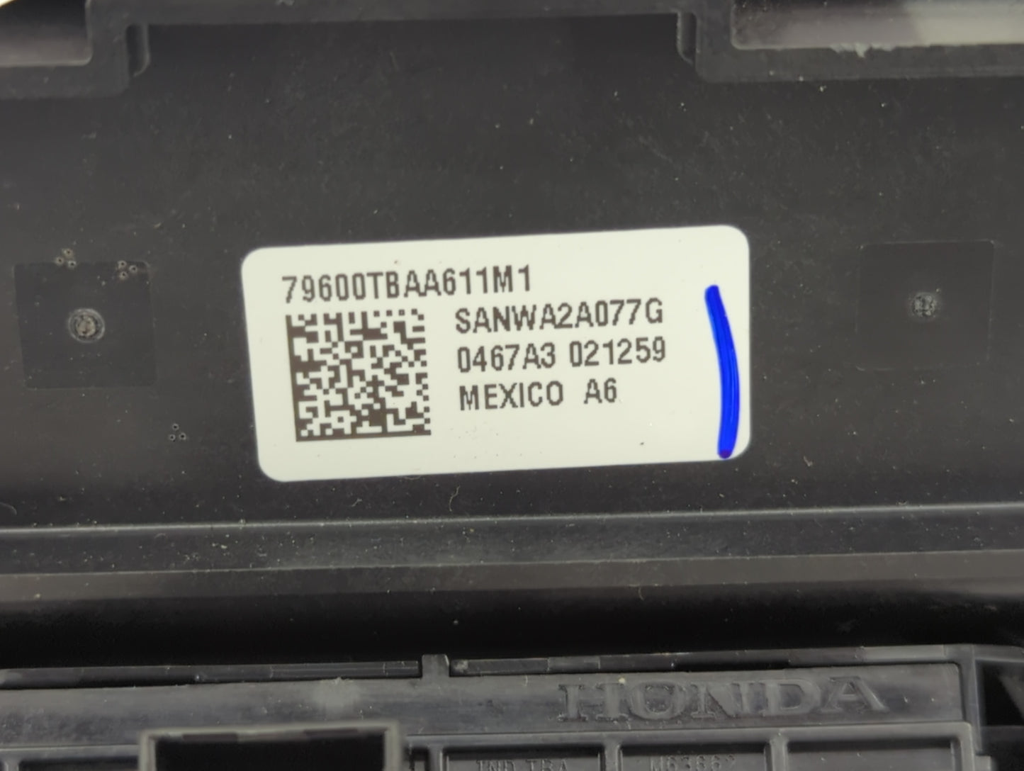 2016-2018 Honda Civic Climate Control Module Temperature AC/Heater Replacement P/N:79600TBAA611M1 Fits Fits 2016 2017 2018 O