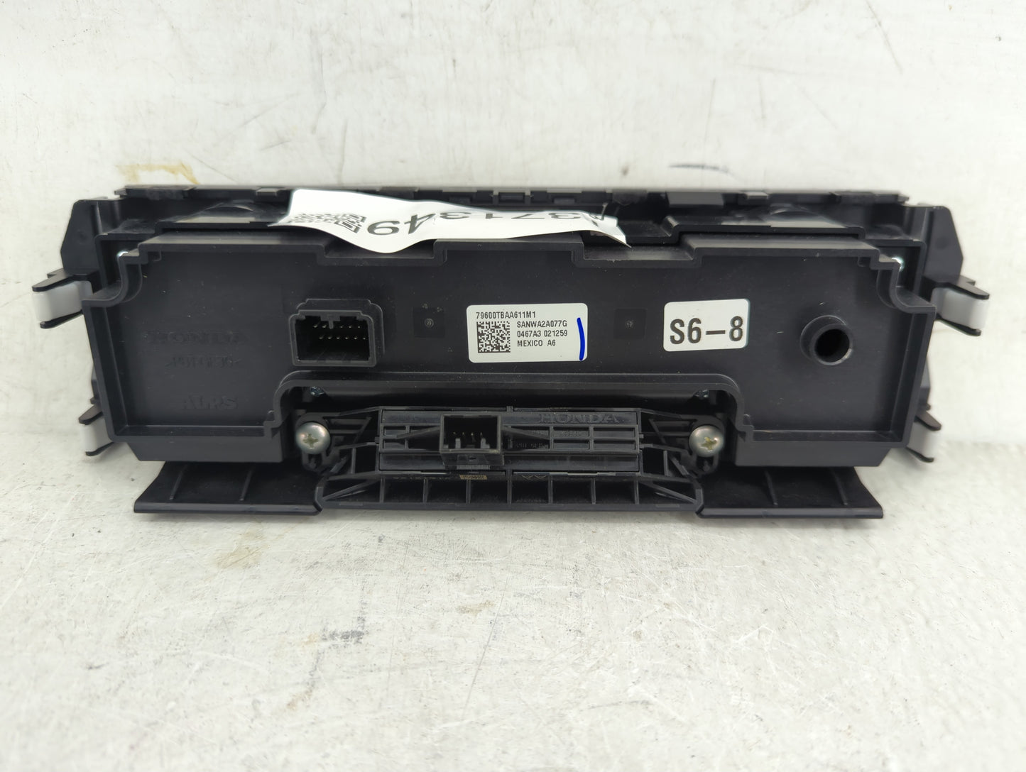 2016-2018 Honda Civic Climate Control Module Temperature AC/Heater Replacement P/N:79600TBAA611M1 Fits Fits 2016 2017 2018 O