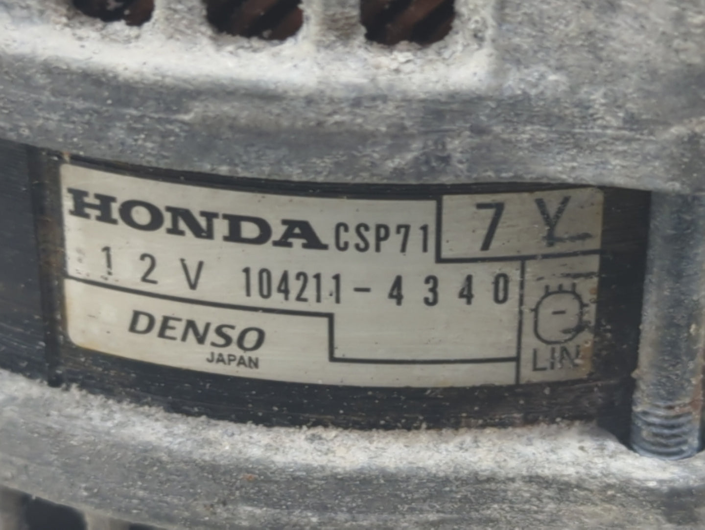 2016-2017 Honda Civic Alternator Replacement Generator Charging Assembly Engine OEM P/N:104211-4340 Fits Fits 2016 2017 OEM 