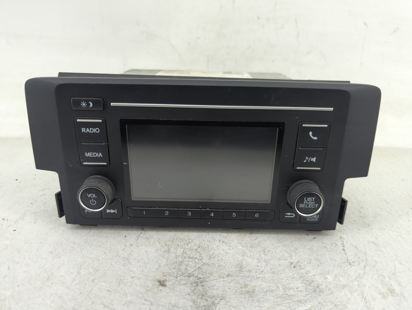 2016-2017 Honda Civic Radio AM FM Cd Player Receiver Replacement P/N:39100-TBA-A11 Fits Fits 2016 2017 OEM Used Auto Parts -