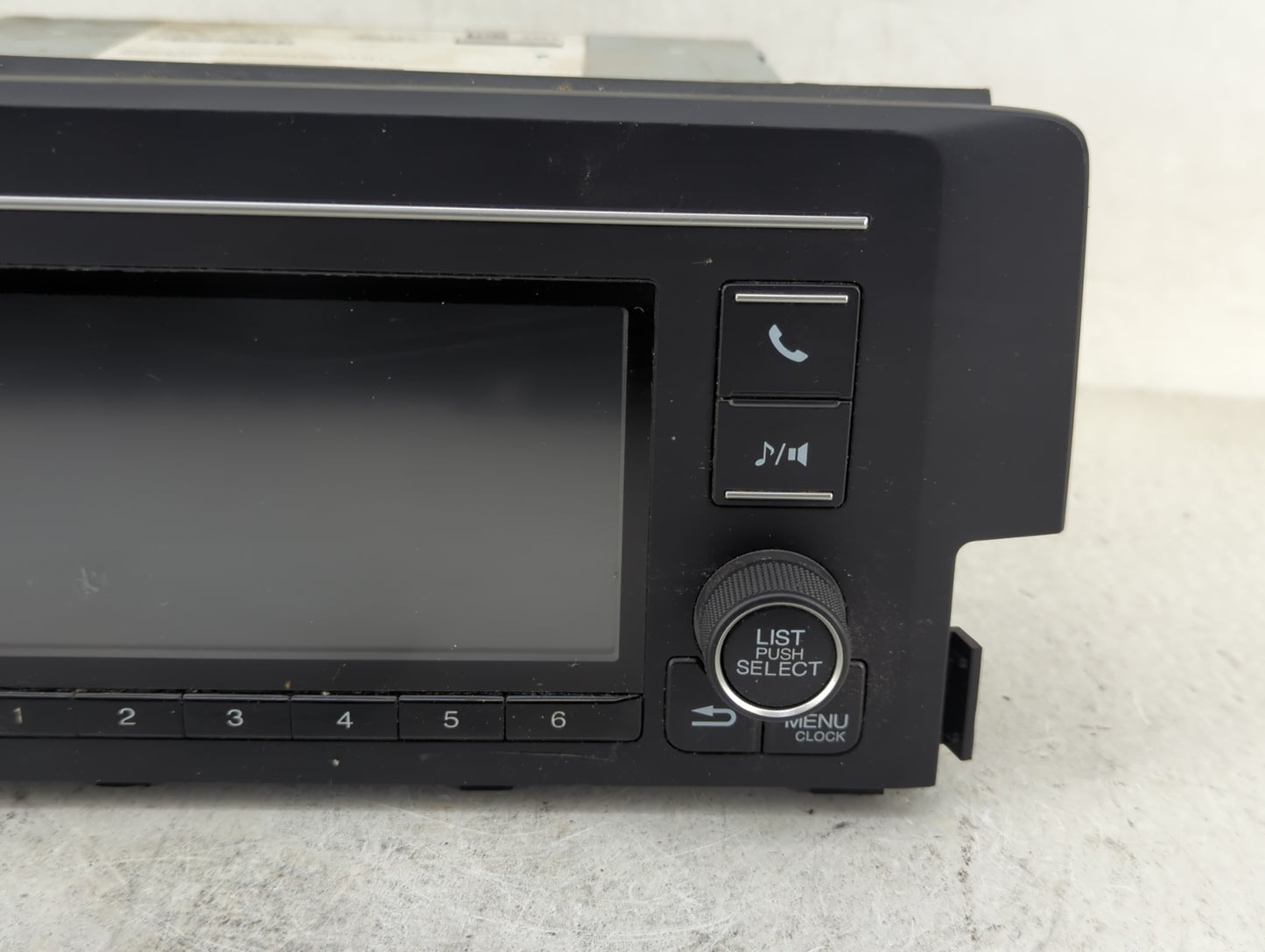 2016-2017 Honda Civic Radio AM FM Cd Player Receiver Replacement P/N:39100-TBA-A11 Fits Fits 2016 2017 OEM Used Auto Parts -