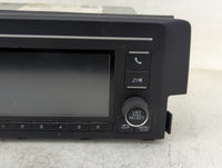 2016-2017 Honda Civic Radio AM FM Cd Player Receiver Replacement P/N:39100-TBA-A11 Fits Fits 2016 2017 OEM Used Auto Parts -