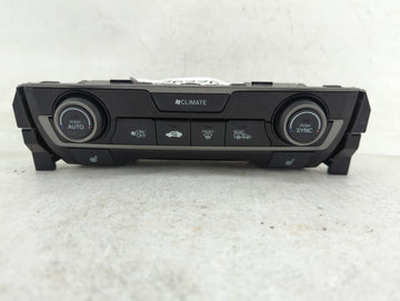 2016-2018 Honda Civic Climate Control Module Temperature AC/Heater Replacement P/N:79600TGGA610M1 Fits Fits 2016 2017 2018 O