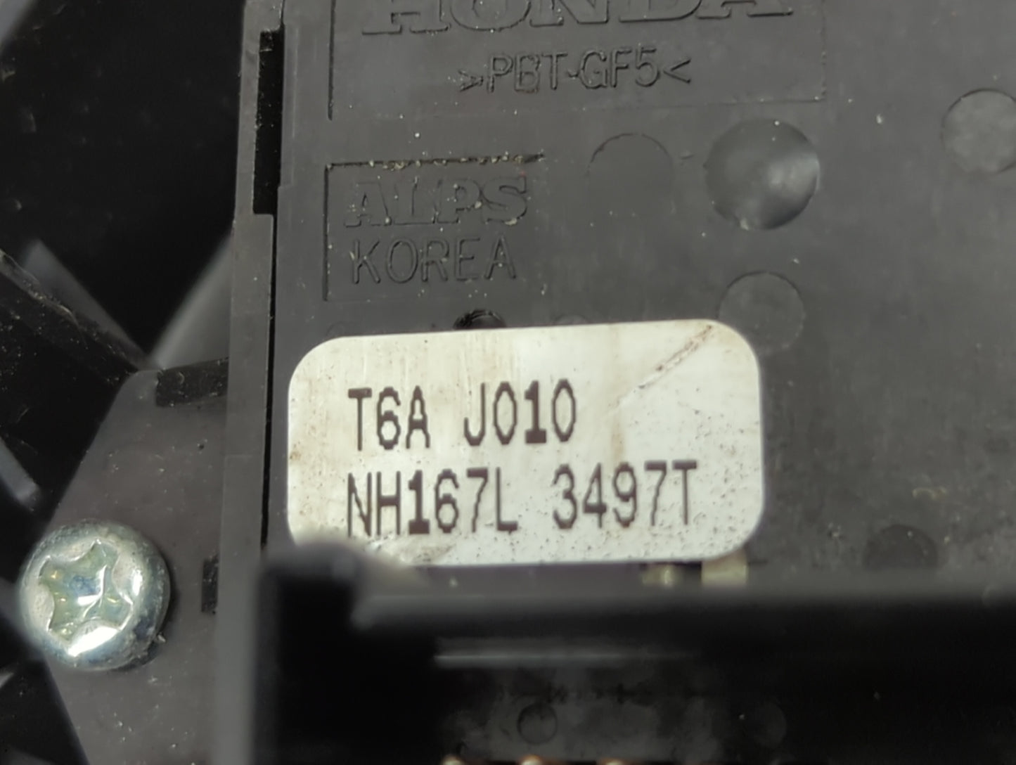 2017-2021 Honda Civic Master Power Window Switch Replacement Driver Side Left P/N:35750-TBA-A42 Fits Fits 2017 2018 2019 202